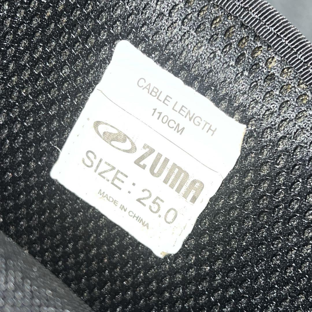 5回着用 男女兼用 25cm ZUMA TGF ダイヤル スノーボードブーツ