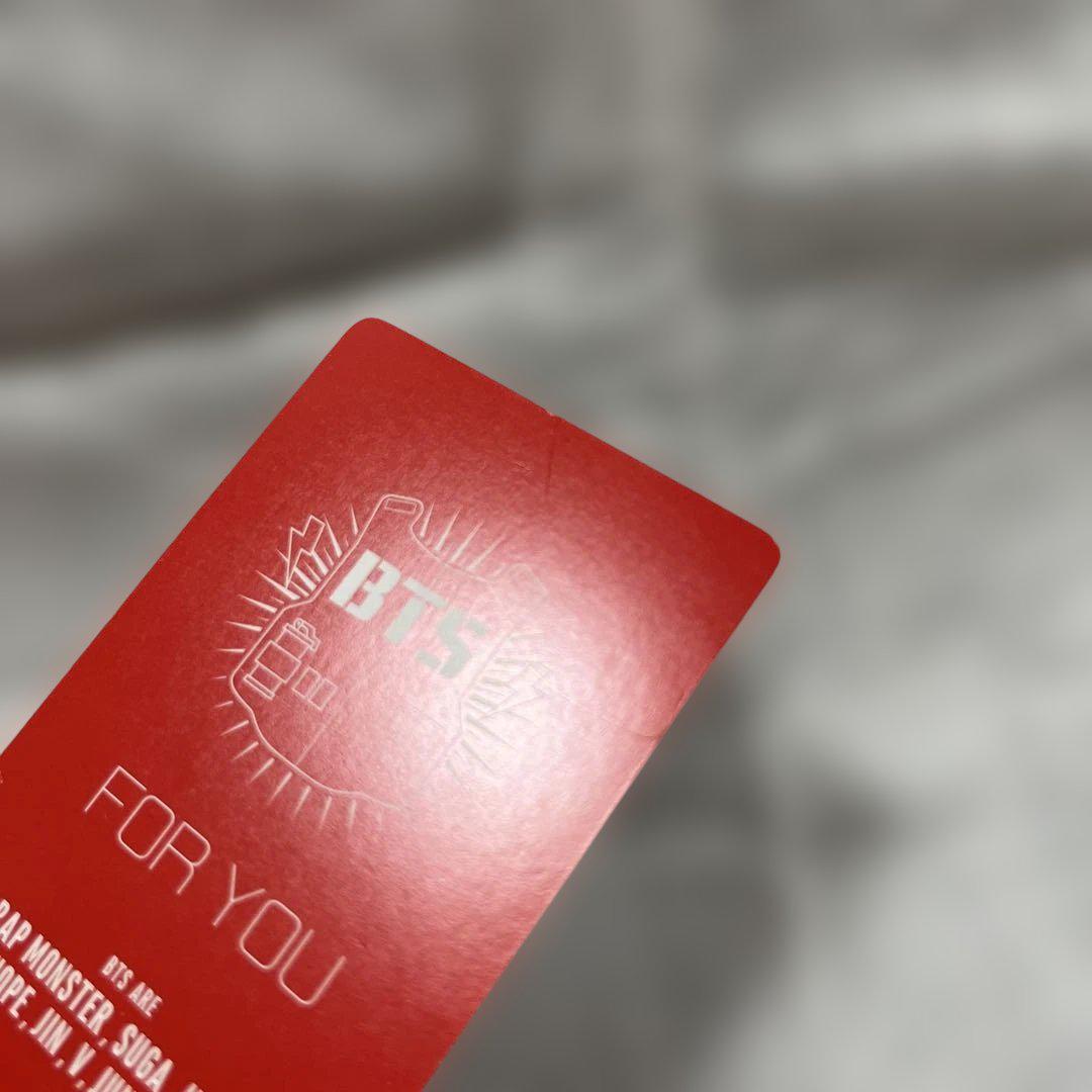BTS JIN ジン　手渡トレカ　トレカ　フォトカード　FORYOU BTS For You トレカ ジン ソクジン フォトカード - メルカリ