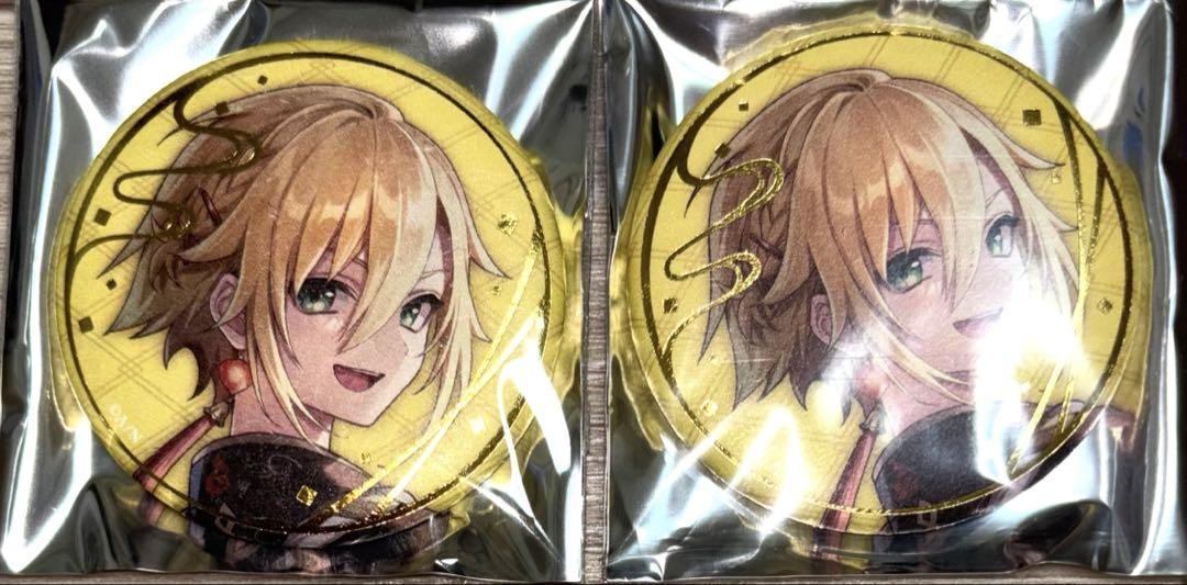 卯月コウ にじさんじ 妖怪万化 和紙風箔押し缶バッジ - メルカリ