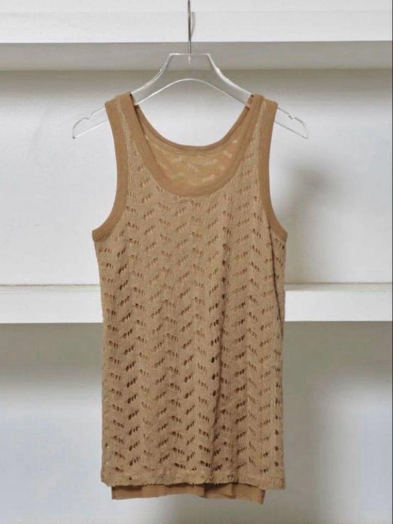 TODAYFUL Jacquard Sheer Tanktop