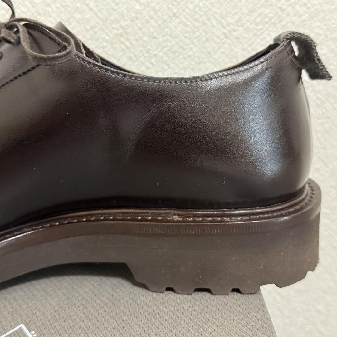 WH ダブルエイチ WHS-0010 プレーントゥ ブラウン 75 革靴 WH ダブルエイチ WHS-0010 プレーントゥ ブラウン 75 革靴