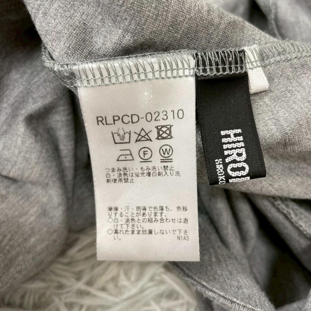 【HIROKO BIS】グレー 長袖 カットソーワンピース（15）大きいサイズ