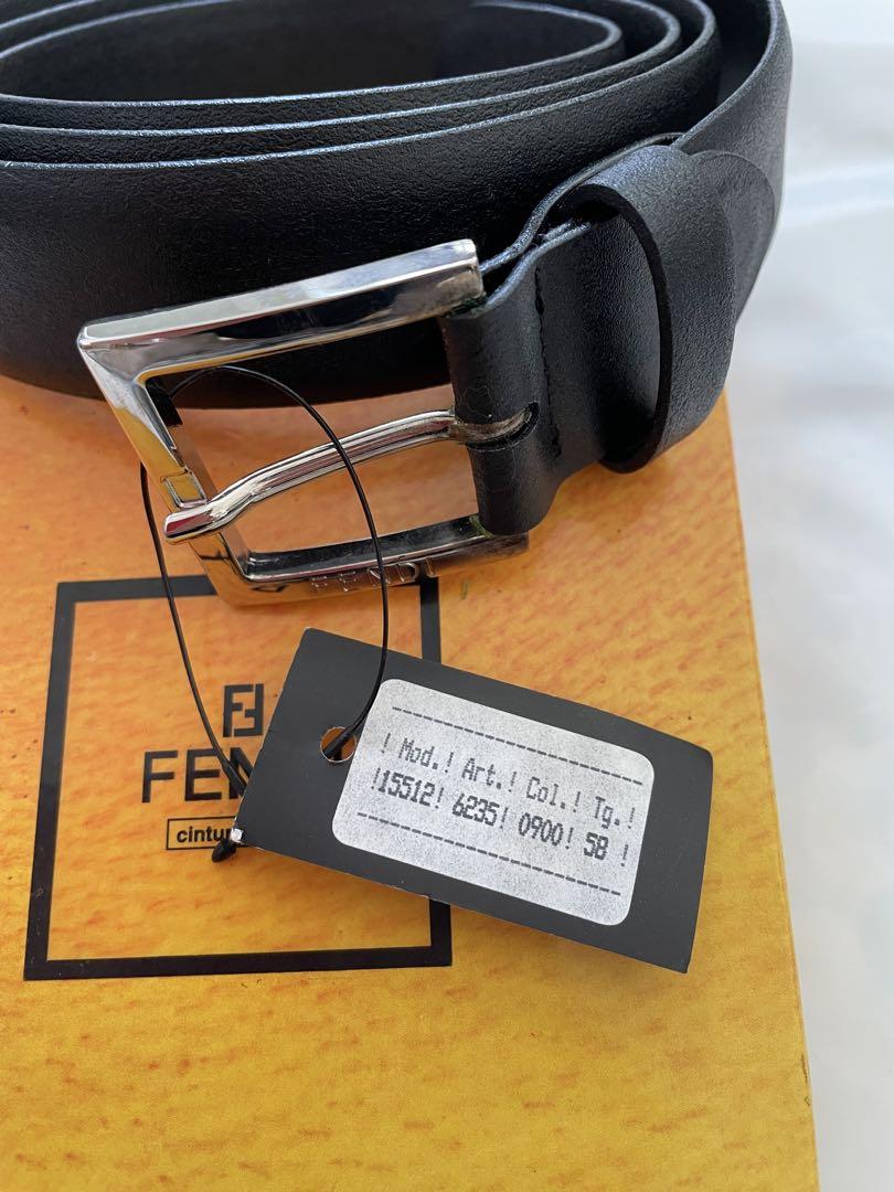 FENDI ブラック ベルト メンズ