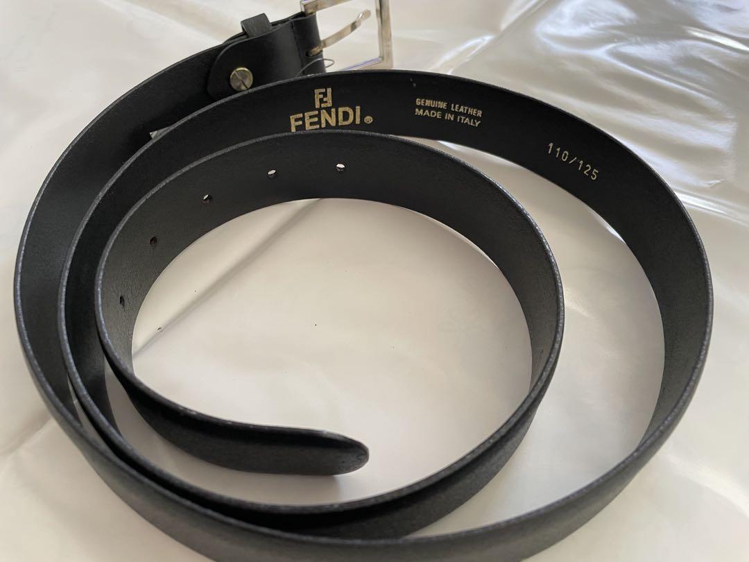 FENDI ブラック ベルト メンズ