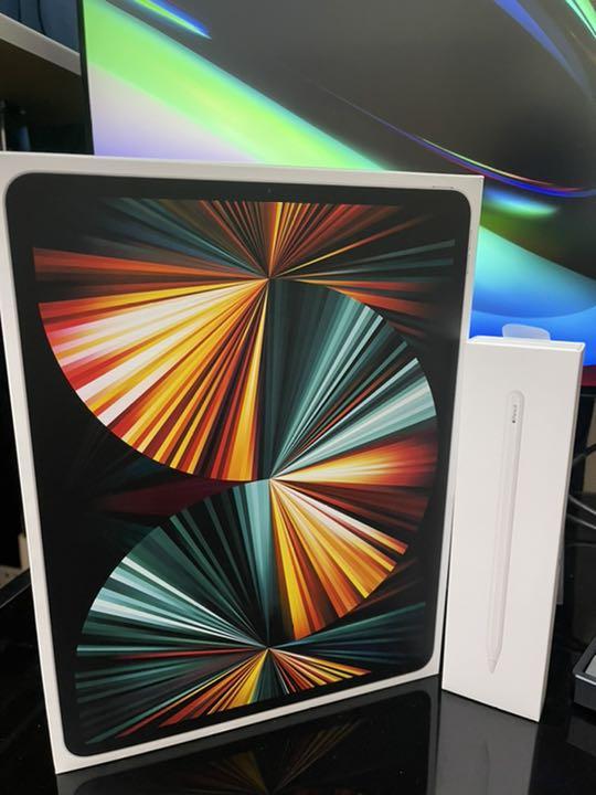iPad Pro 12.9インチ128GB ペンシル、ケース付