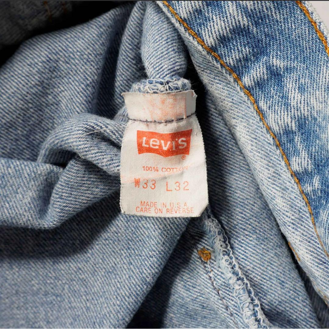 Levi's 501 denim ケミカルウォッシュ デニム