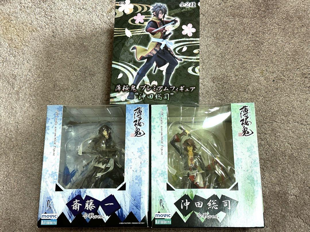 薄桜鬼 沖田総司 斎藤一　フィギュア 合戦ver. 1/10 完成品フィギュア
