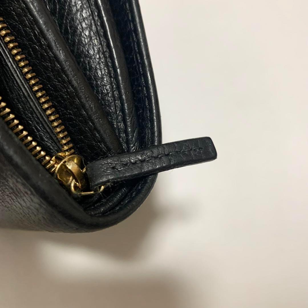 【美品】GUCCI 折り財布 マーモント レザー 画像14