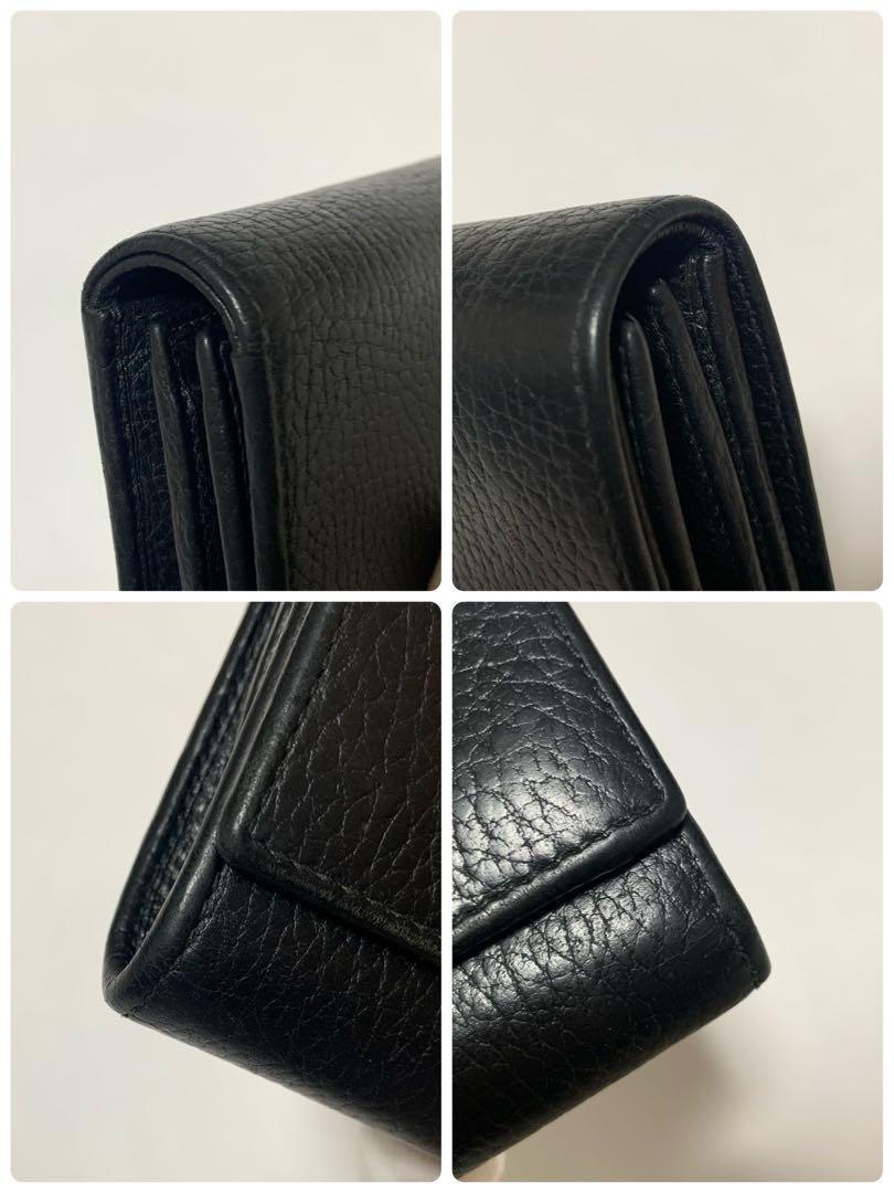 【美品】GUCCI 折り財布 マーモント レザー 画像15