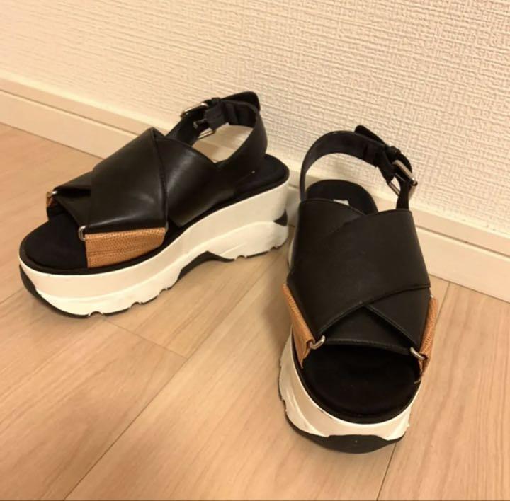 snidel♡スニーカーソールサンダル スナイデル