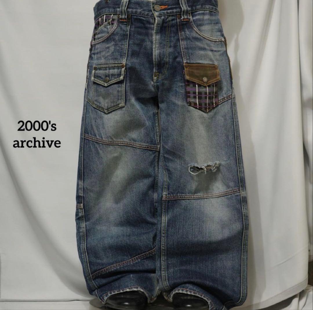 2000's archive gimmick buggy denim y2k - メルカリ 2000's archive gimmick buggy denim y2k - メルカリ