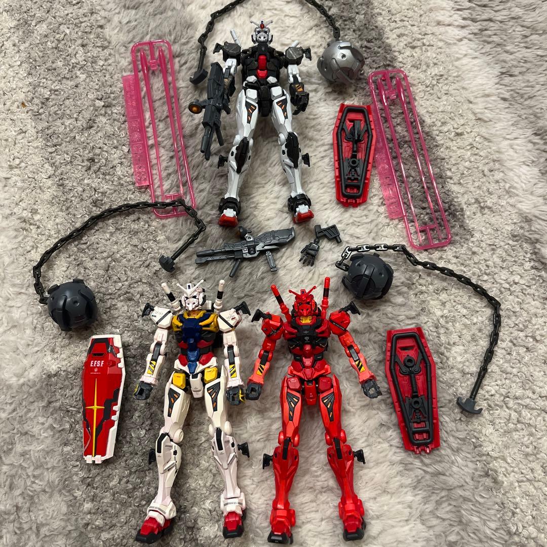 ガンプラ　HG ジークアクス　赤いガンダム　まとめ売り　塗装