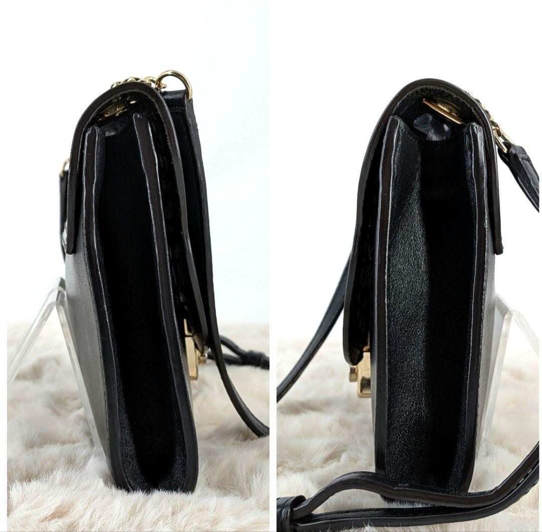 欲しいの 美品 クロス カットワーク レザー メトロポリス フルラ FURLA バッグ