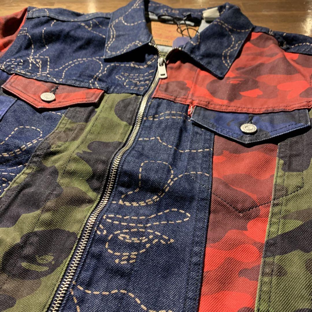 新品未使用タグ付き Levi's×A BATHING APE デニムジャケット