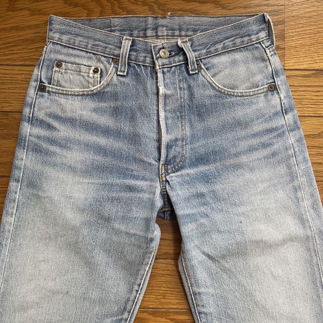 80s Levi’s 501 内股シングル W28 ビンテージ デニム パンツ