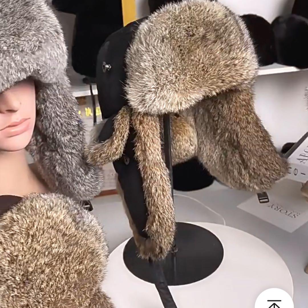 期間限定価格】ウシャンカ ロシア帽 フライトキャップ リアル