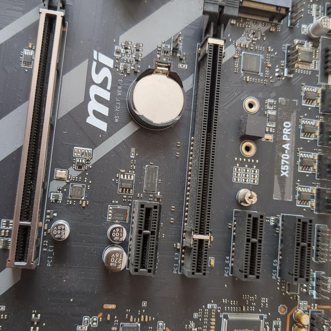 Ryzen 5 3600 ・ MSI X570-A PRO・DDR4 16GB