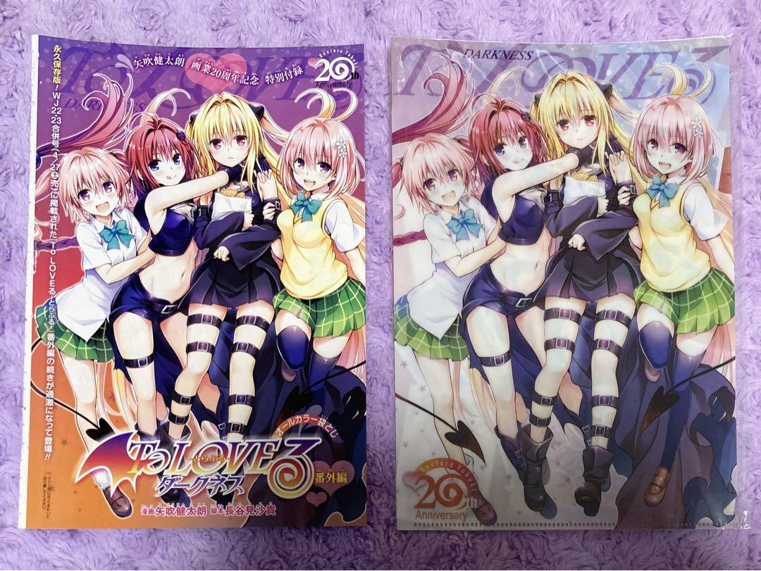 ToLOVEる-とらぶる-ダークネス　画集２点　クリアファイル２点 ToLOVEる-とらぶる-ダークネス画集2点クリアファイル2点