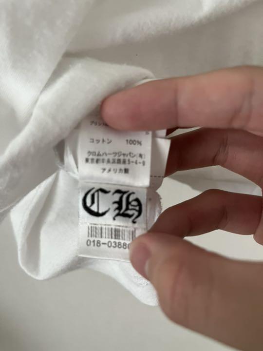Chrome hearts クロムハーツ ホワイト Tシャツ 白T メンズ Chrome hearts クロムハーツ ホワイト Tシャツ 白T メンズ