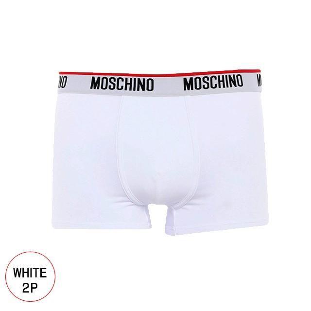 新品モスキーノMOSCHINOボクサーパンツ白Lサイズ8枚セット