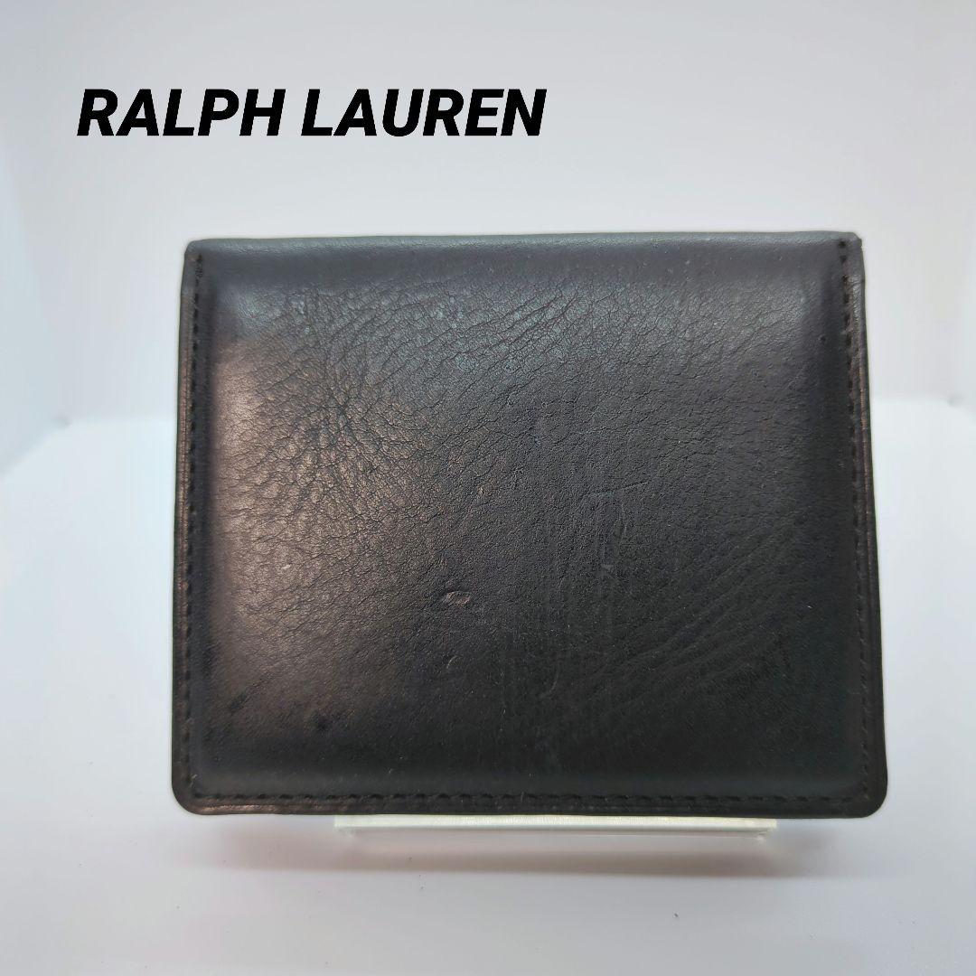 ラルフローレン コインケース レザー ゴールド金具 小銭入れ ミニウォレット