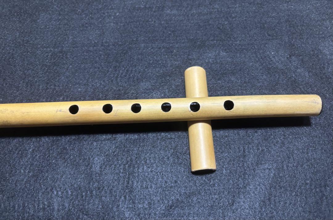 石見神楽 神楽笛 篠笛 6穴 9本調子 茶 - メルカリ