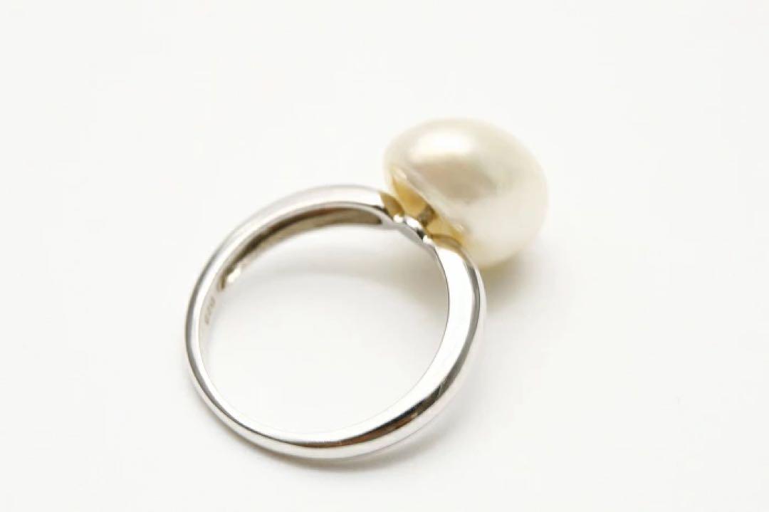 K18YG 南洋白蝶ケシ真珠リング（KR61116） | KAWABE JEWELRY