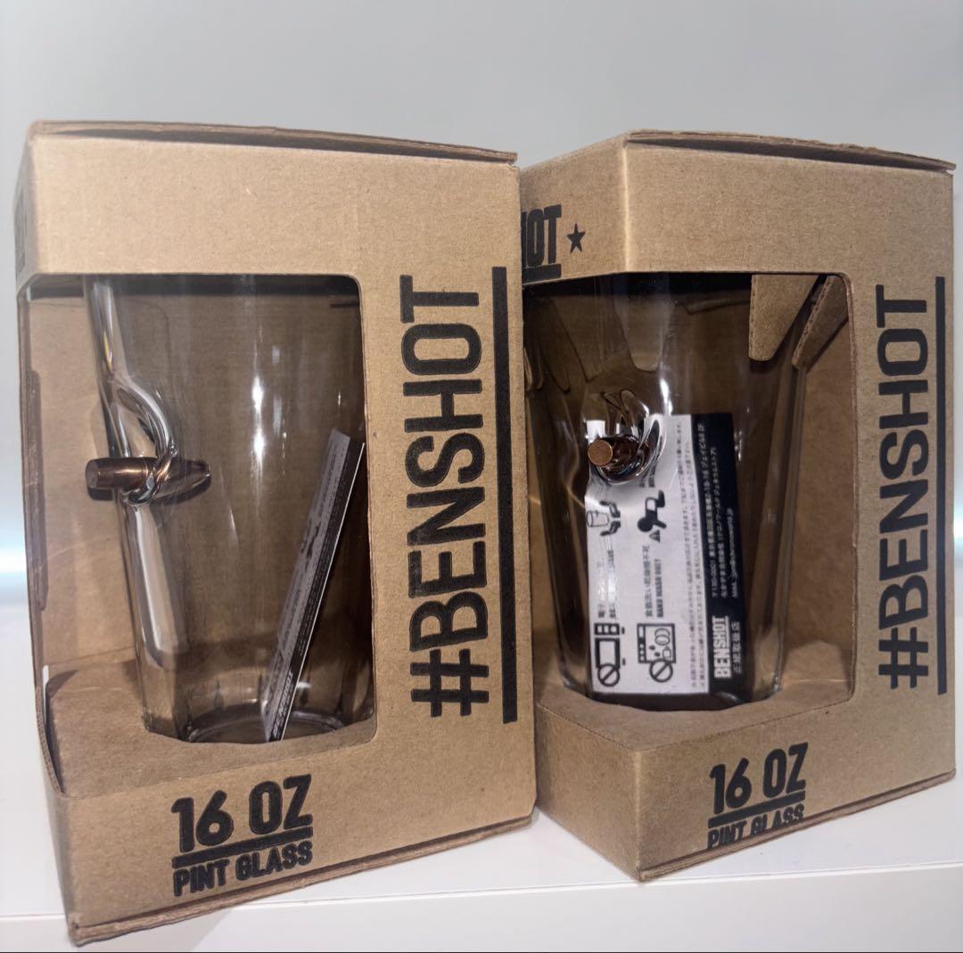 BENSHOT 16 OZ パイントグラス 2個セットコップ・グラス・酒器