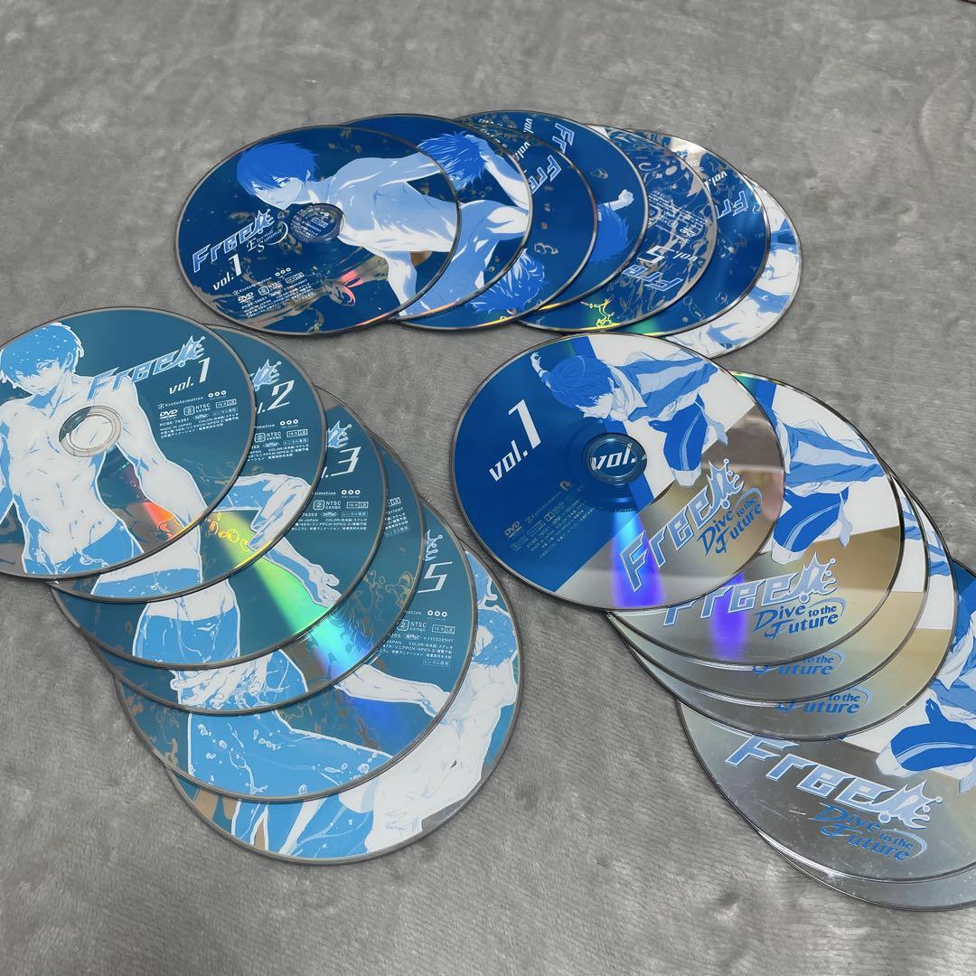 free フリー 1.2.3期 DVDセット レンタル落ち