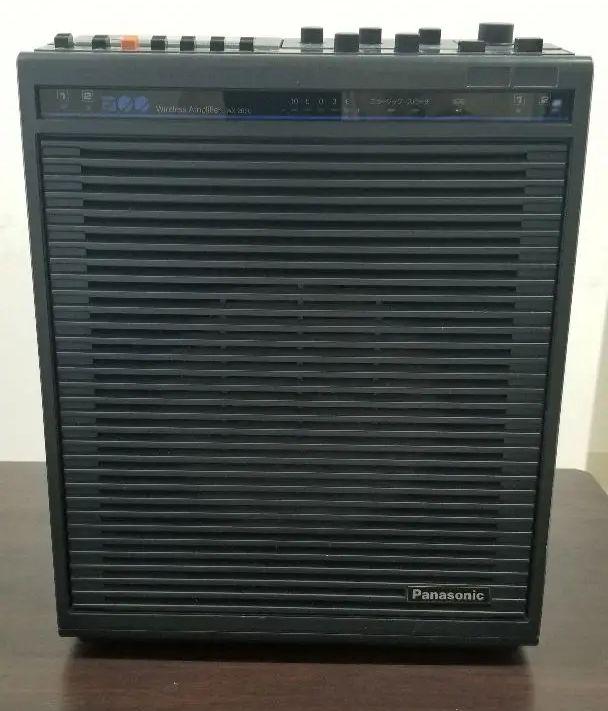 Panasonic製　ワイヤレススピーカー　マイク付　AC DC対応