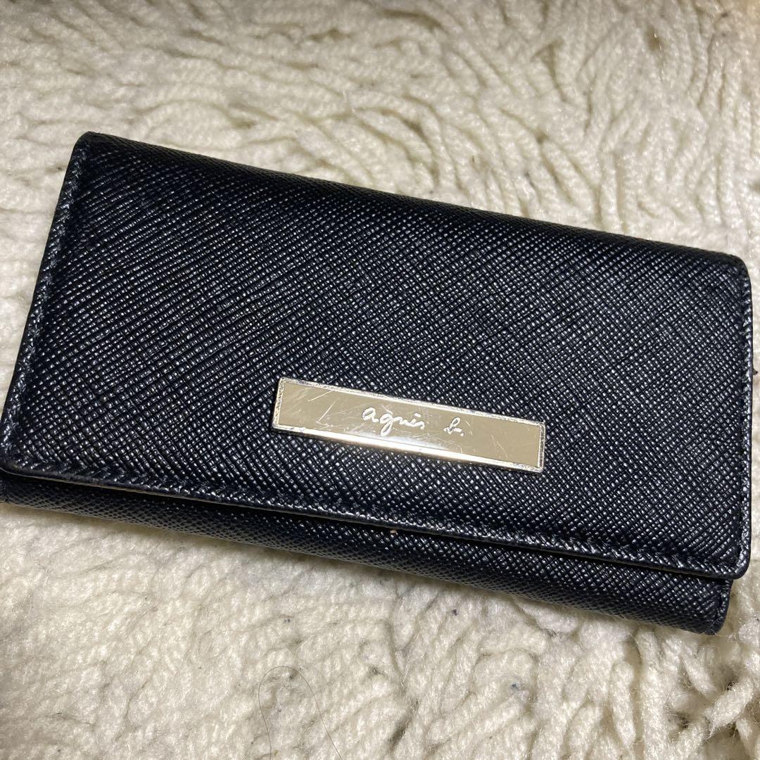 agnes b.  アニエスベー キーケース ブラック