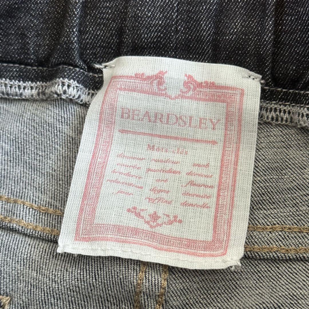 BEARDSLEY デニムパギンス（紐付き）ブラック サイズ0 BEARDSLEY デニムパギンス（紐付き）ブラック サイズ0