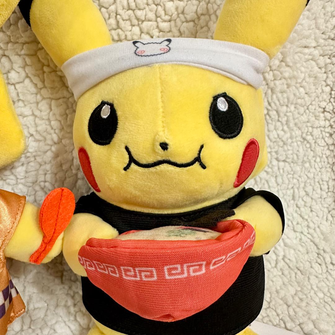 ぬいぐるみ ラーメンピカチュウ ポケモンセンターフクオカR