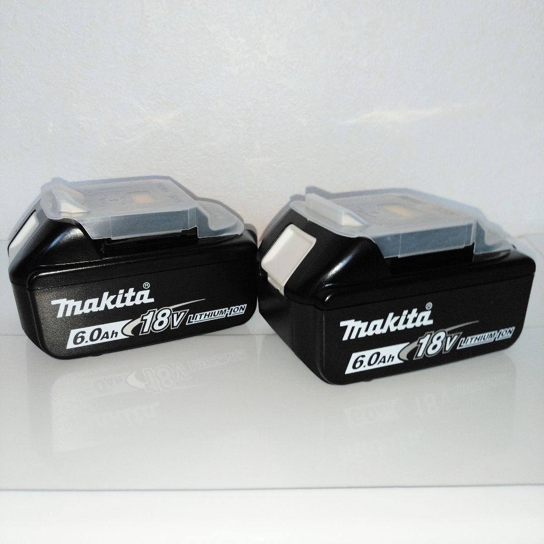 新品 未使用 マキタ純正バッテリー 18V 6.0Ah【BL1860B】2個 ②