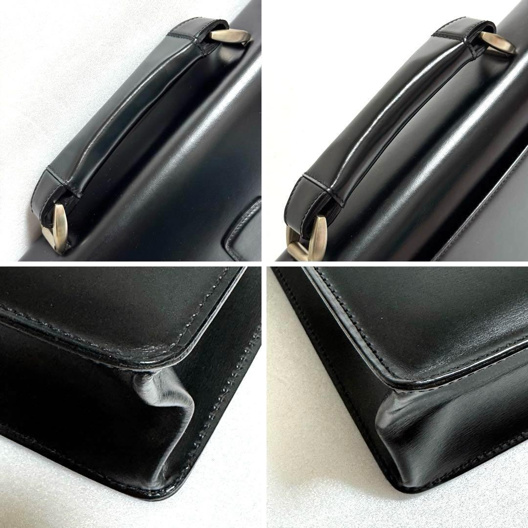 バッグ dunhill Document Case Leather bag Black