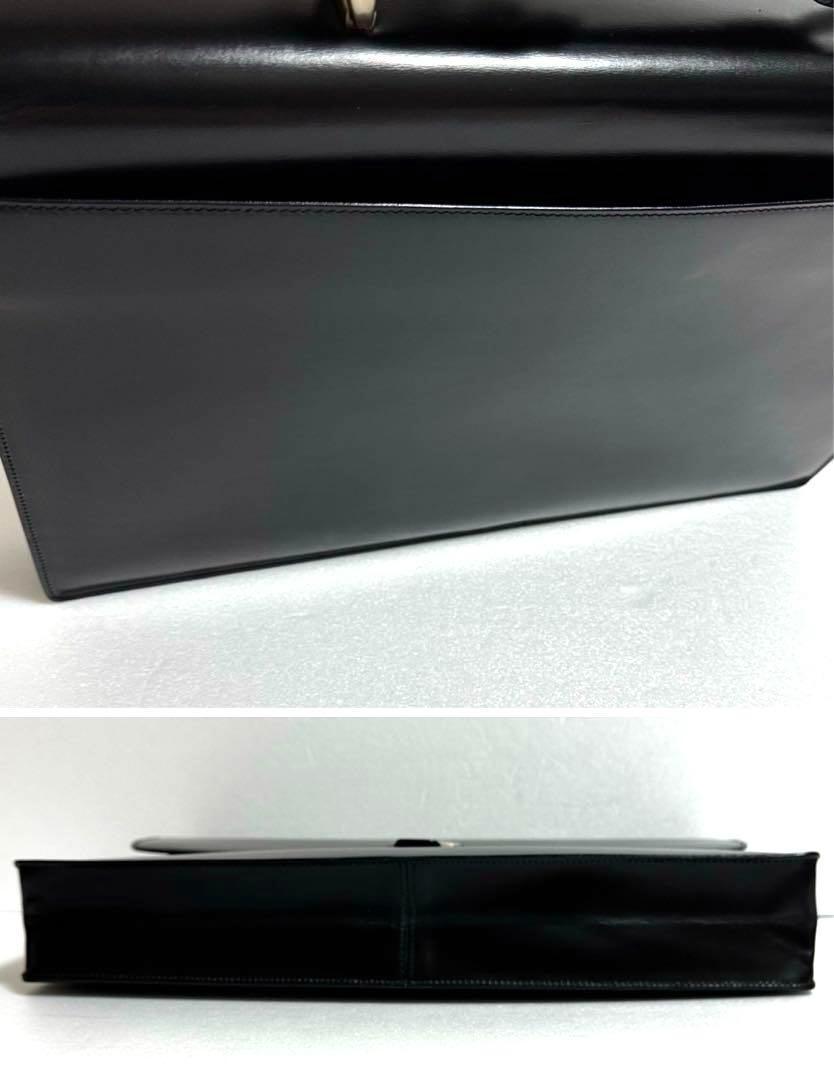 バッグ dunhill Document Case Leather bag Black