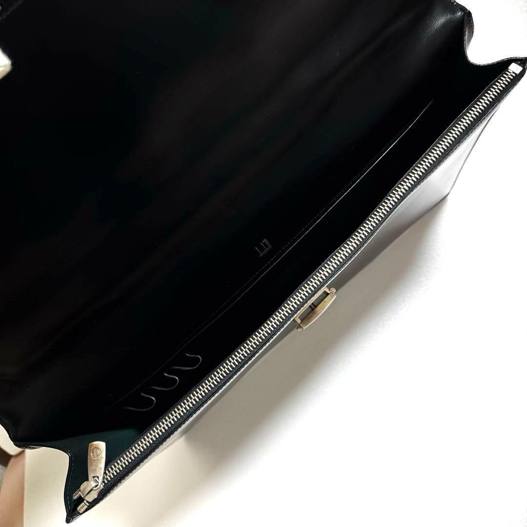 バッグ dunhill Document Case Leather bag Black