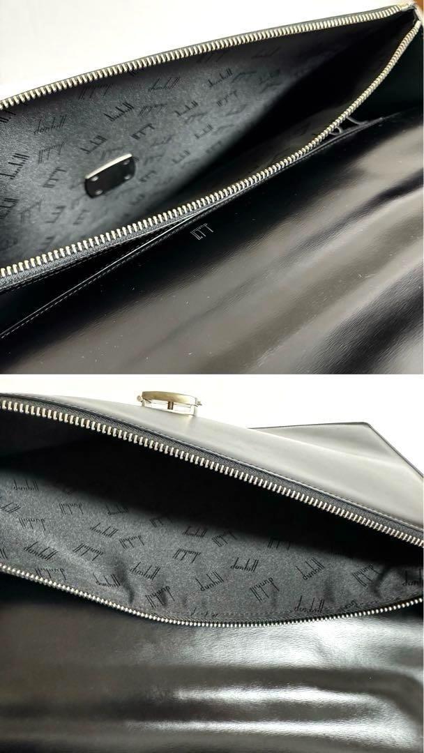 バッグ dunhill Document Case Leather bag Black