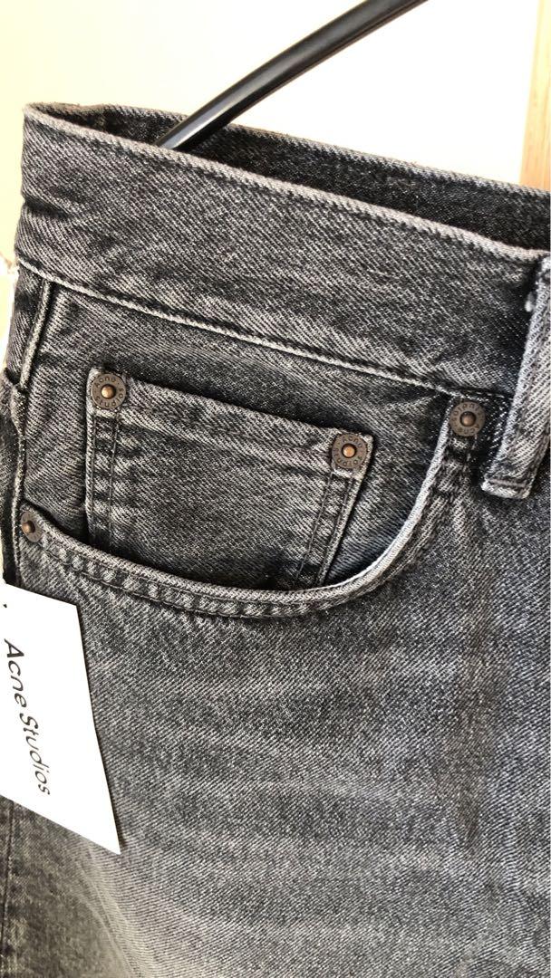 Acne Studios ワイドデニム W28 Ash Black 試着のみ美品