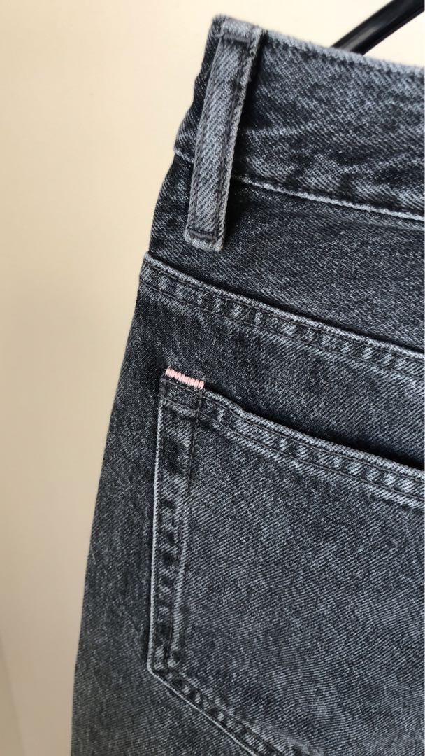Acne Studios ワイドデニム W28 Ash Black 試着のみ美品