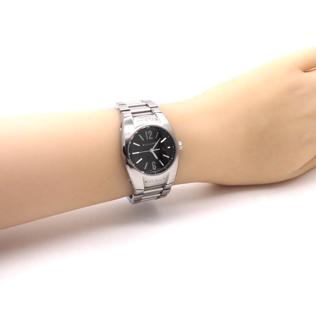 【エルゴン】BVLGARI ’ブルガリ 時計’ EG30S ブラック ☆極美品☆