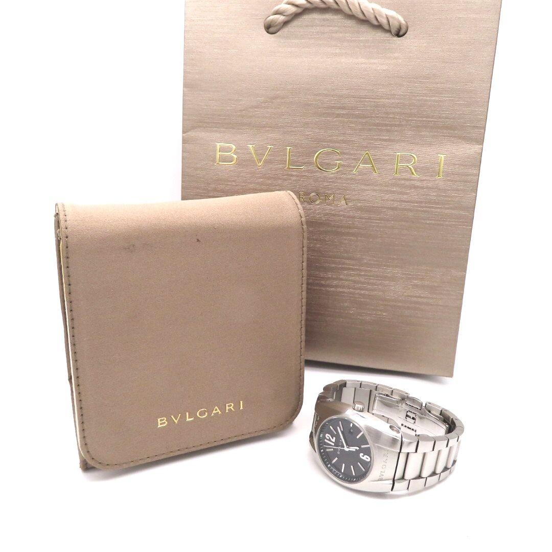 【エルゴン】BVLGARI ’ブルガリ 時計’ EG30S ブラック ☆極美品☆