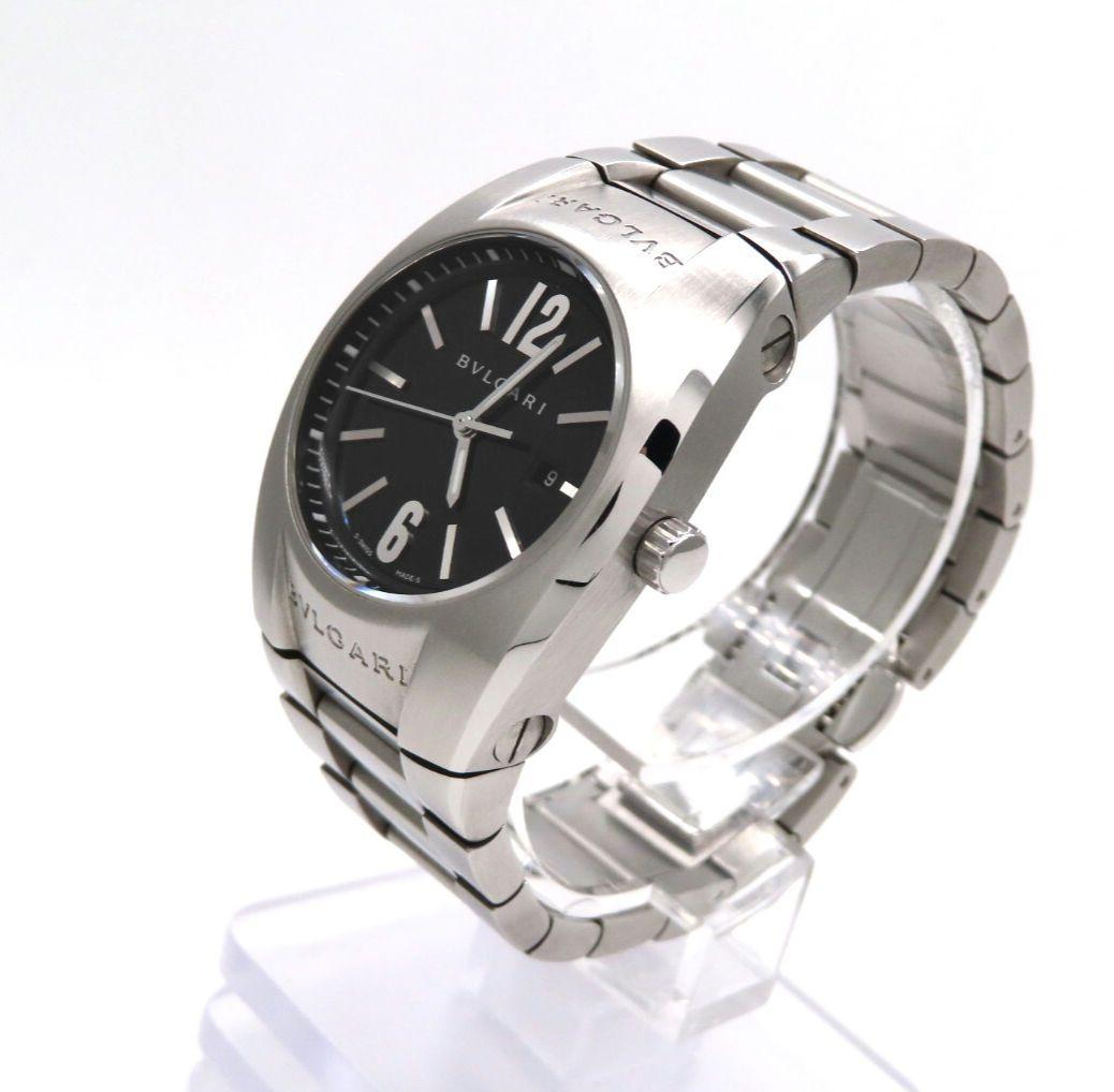 【エルゴン】BVLGARI ’ブルガリ 時計’ EG30S ブラック ☆極美品☆