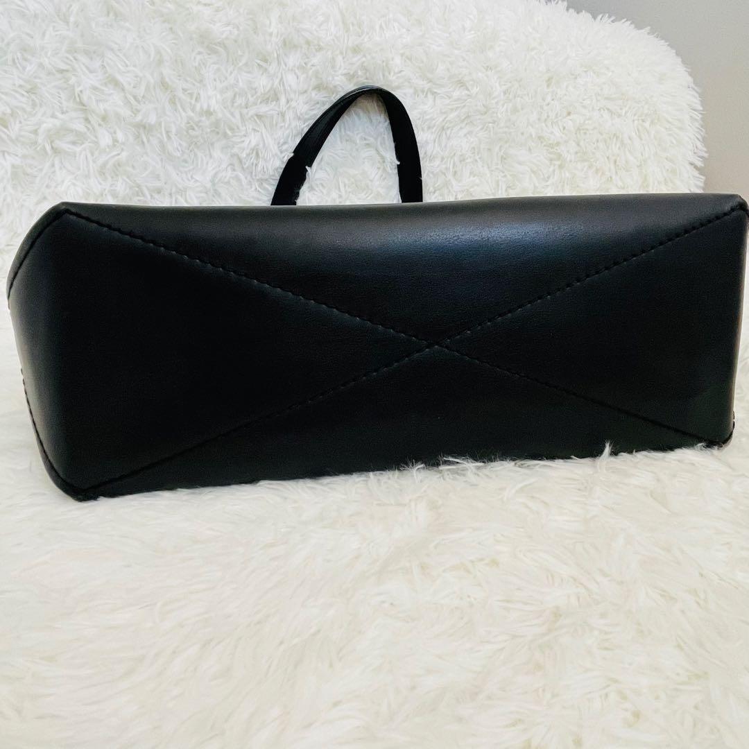 COACH トートバッグ ネイビー×ブラック A4可 メンズ レディース