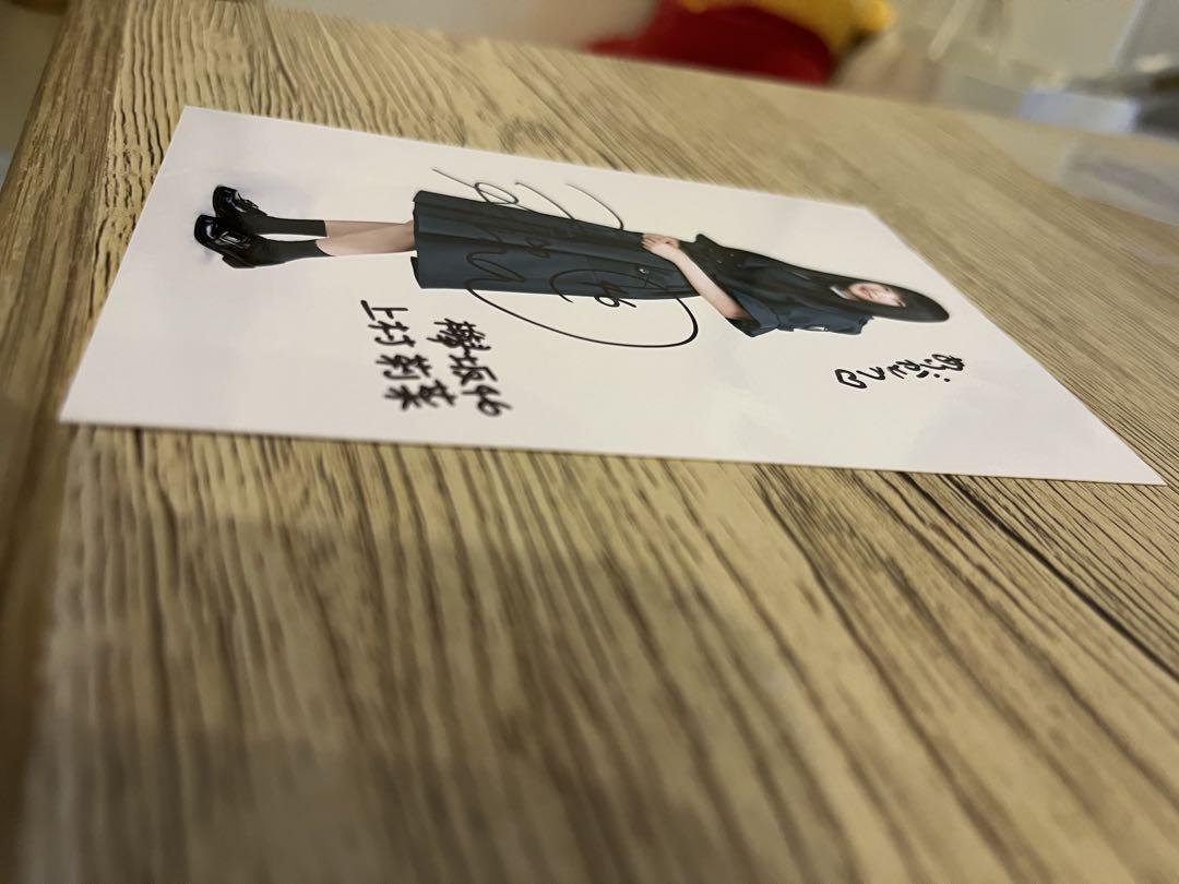 上村莉菜 櫻坂46 直筆サイン入り生写真
