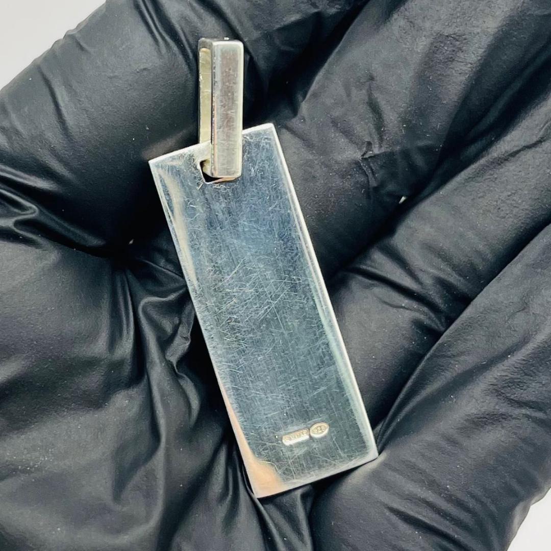 正規品【GUCCI】 プレート ネックレストップのみ　 シルバー925