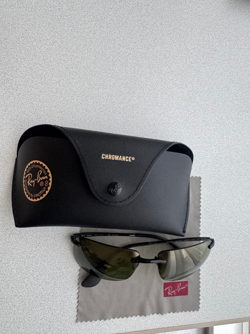 Ray-Ban Chromance サングラス グリーンレンズ