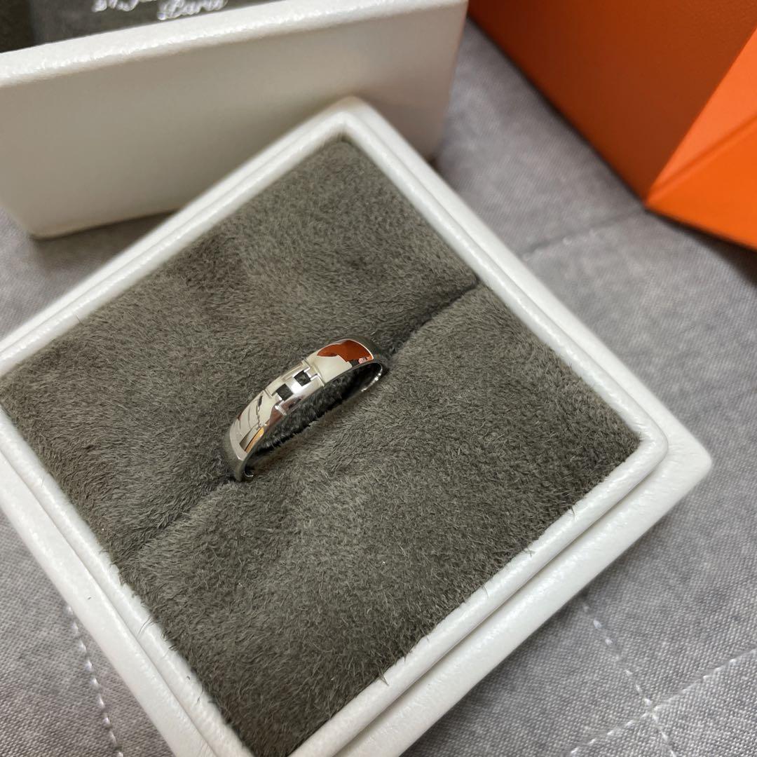 ★HERMES★新品★ウェディングリング ＜エヴァー・ヘラクレス＞　サイズ58