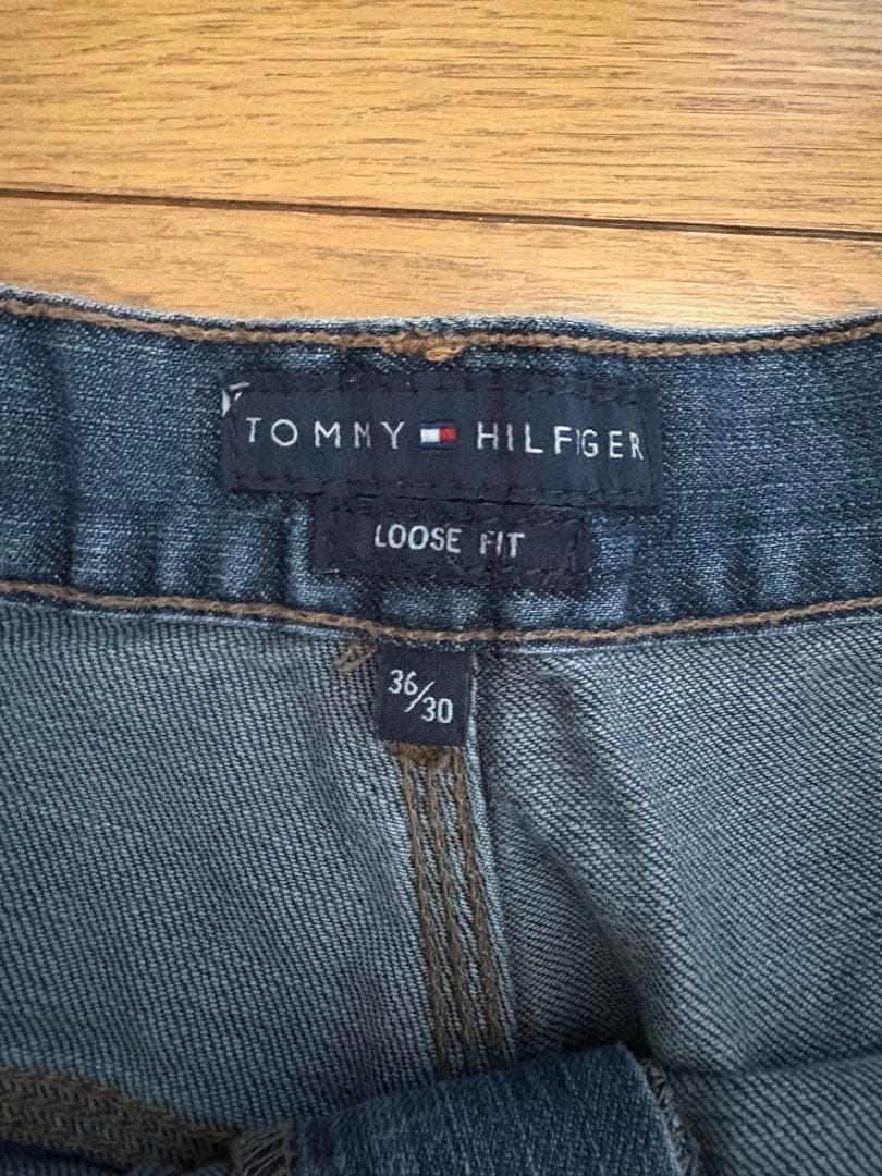 極太　スーパーバギー　バギーデニム　Tommy