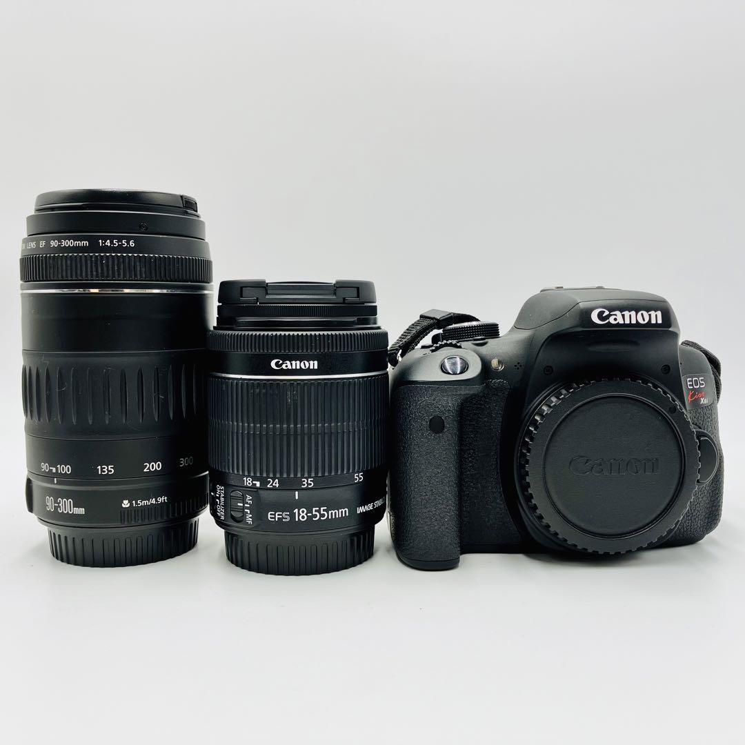 Canon EOS kiss X8i ダブルズームレンズキット♪Wifi搭載♪